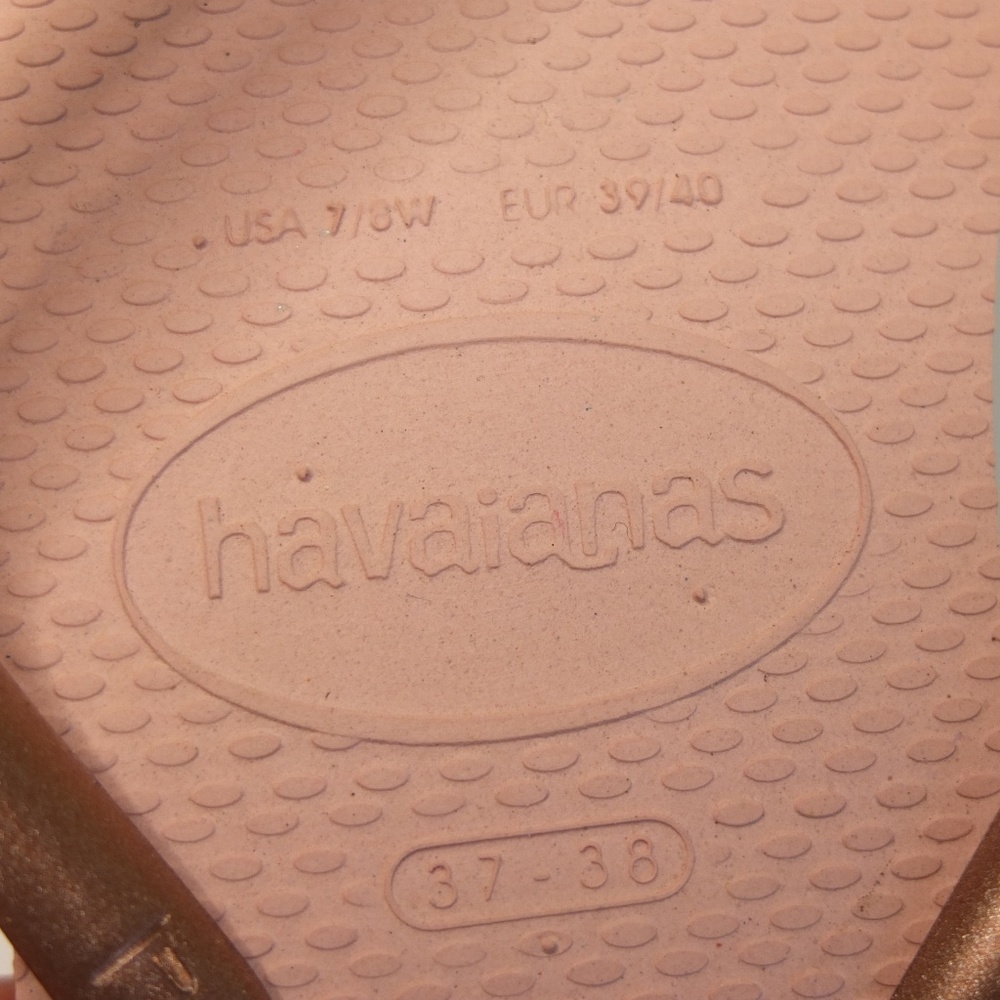 Spiked Havaianas Slim Rocky Rose Gold Ballet - Picture 7 of 8
